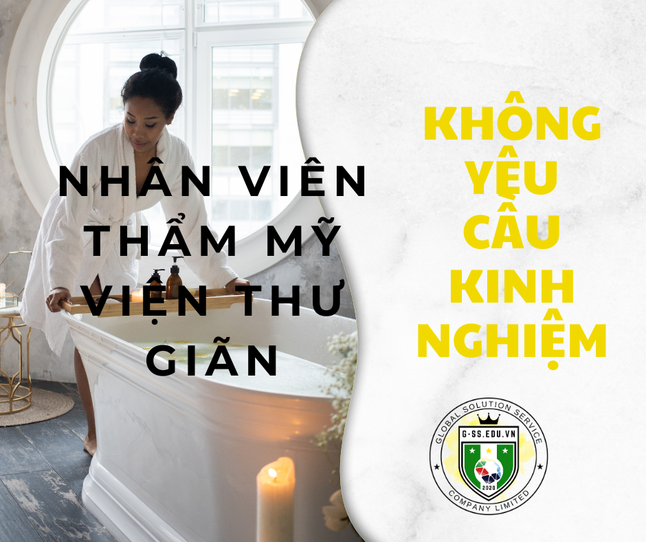 Nhân viên thẩm mỹ viện thư giãn