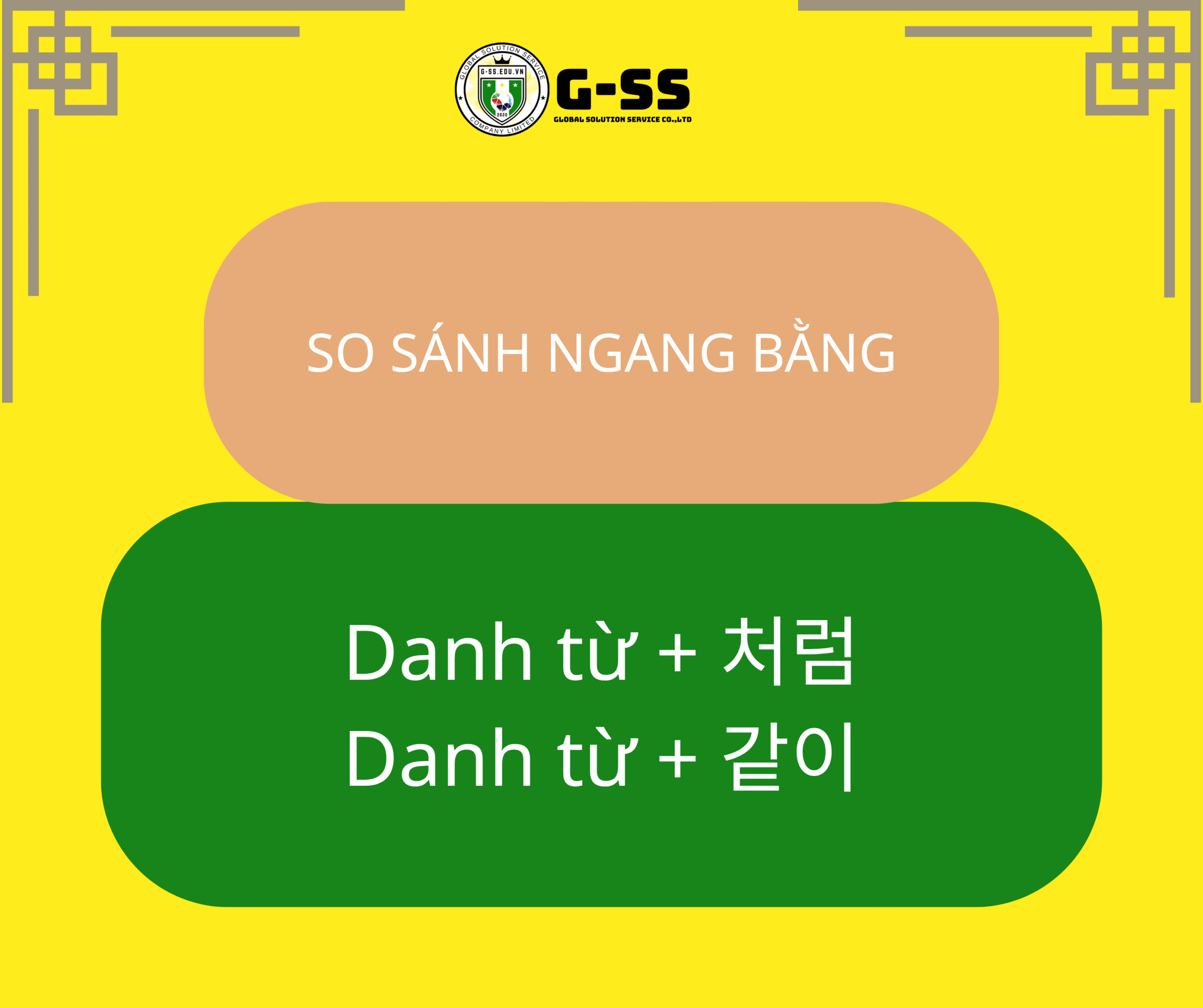 SO SÁNH NGANG BẰNG 