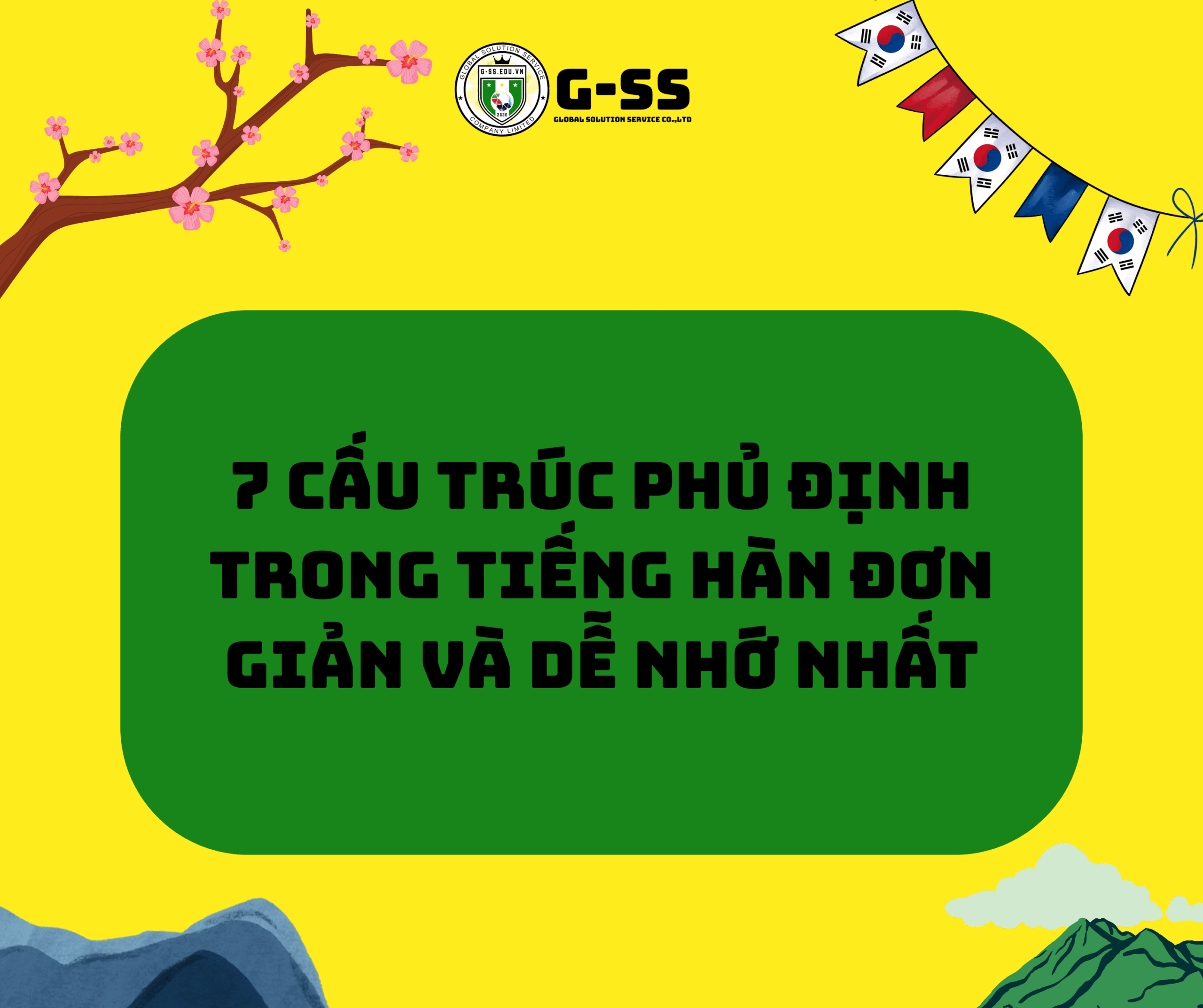 7 CẤU TRÚC PHỦ ĐỊNH TRONG TIẾNG HÀN ĐƠN GIẢN VÀ DỄ HIỂU NHẤT